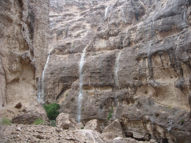 waterfall after rain, Sawqah, Oman